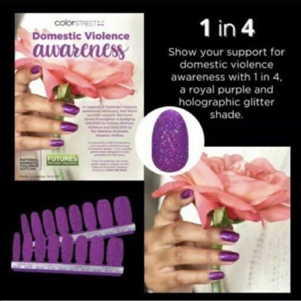 1 in 4 color street nails 2/$20